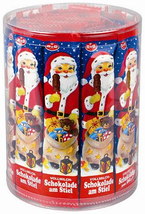 Weihnachtsmann am Stiel Chocolate 45x15g