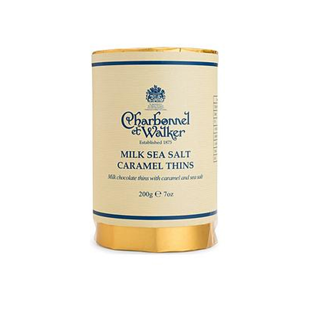 Charbonnel Milk Sea Salt Caramel Thins Chocolate 200g