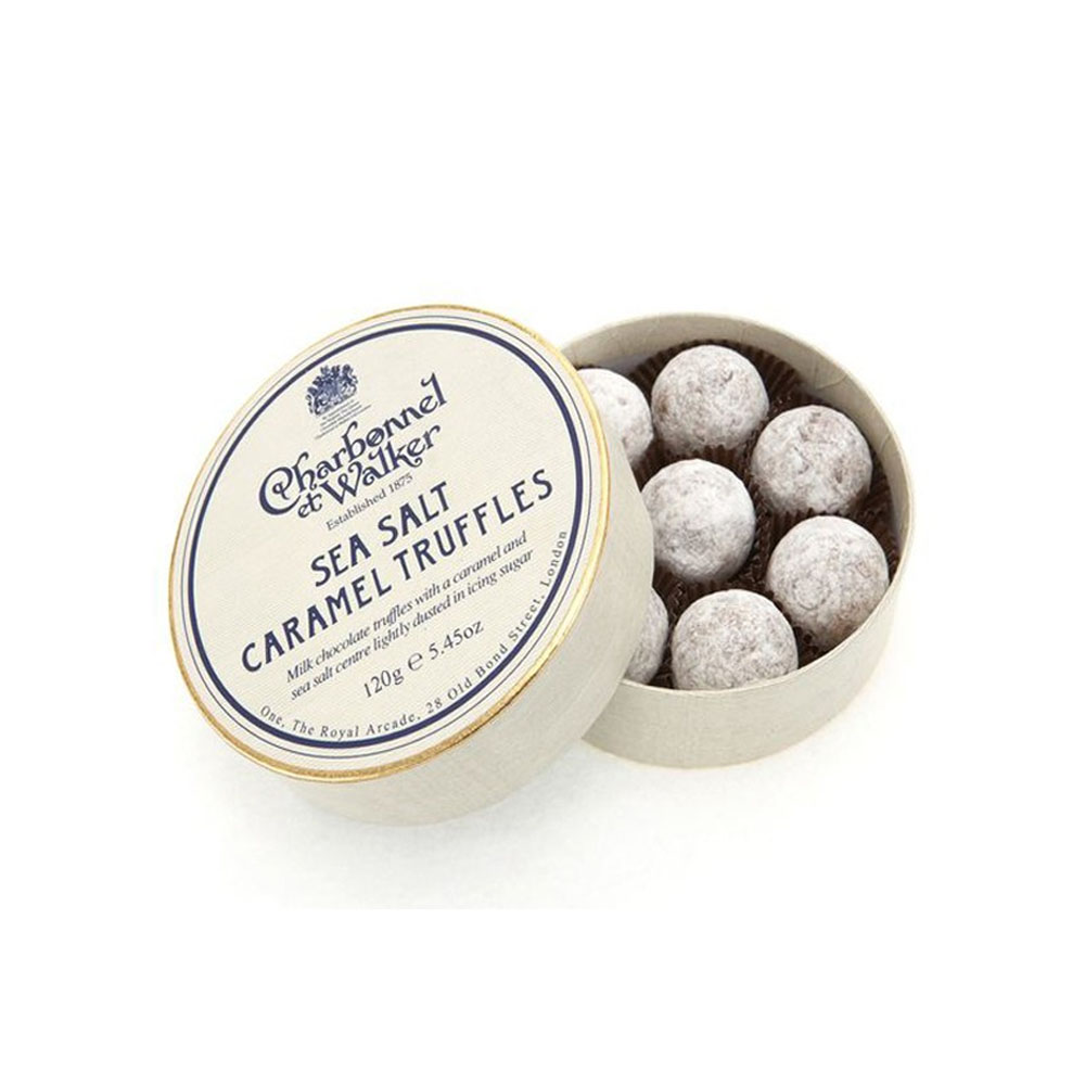 Charbonnel Walker Sea Salt Milk Caramel Truffles Chocolate 120g