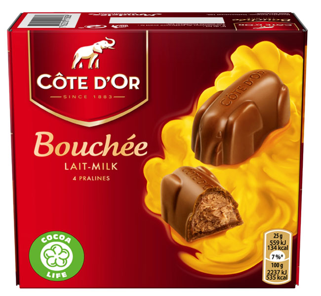 Cote Dor Bouchee Chocolate 4x25g