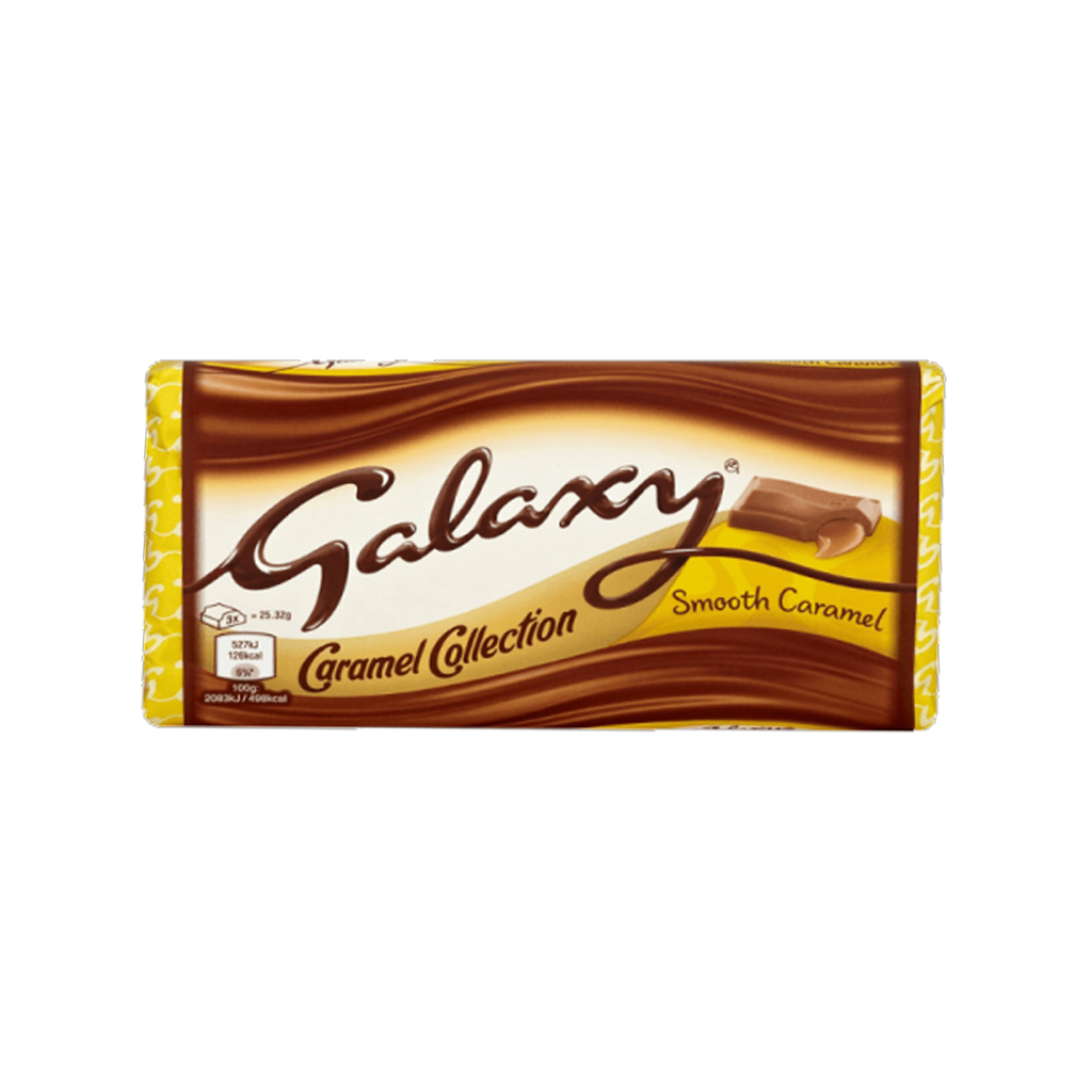 Galaxy Smooth Caramel Chocolate 135g UK