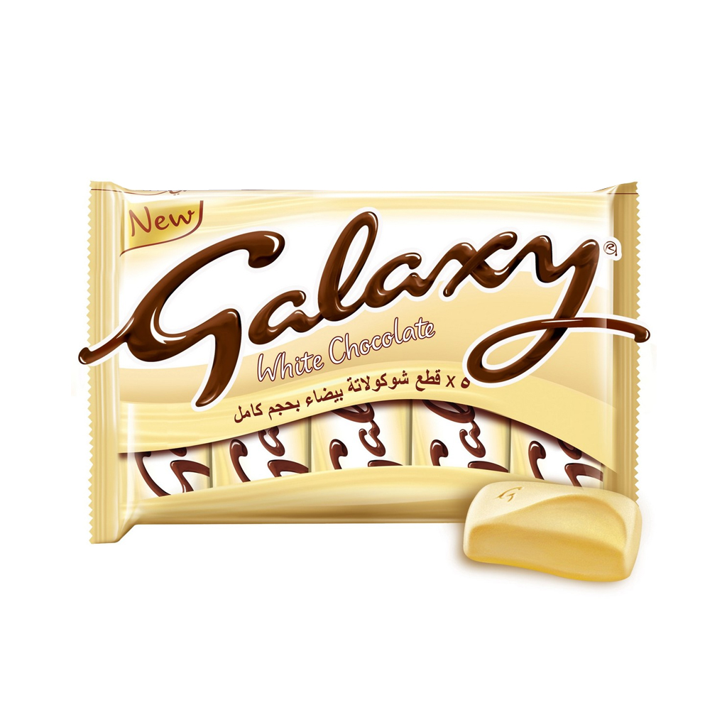 Galaxy Wite Chocolate 5x38g