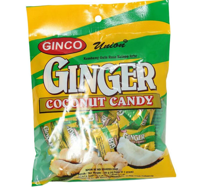Ginco Ginger Coconut Candy 160g