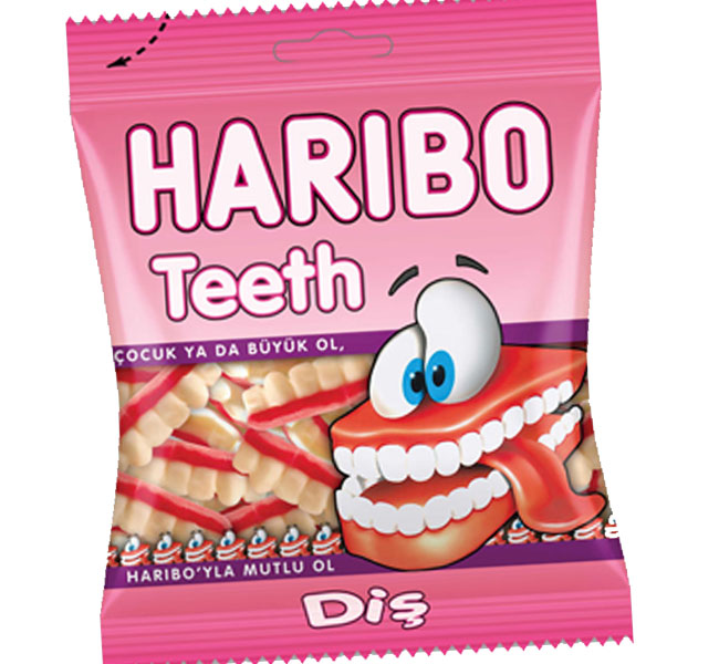 Haribo Teeth Jelly 80g