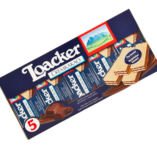 Loacker Creamkakao Wafer 5x45g