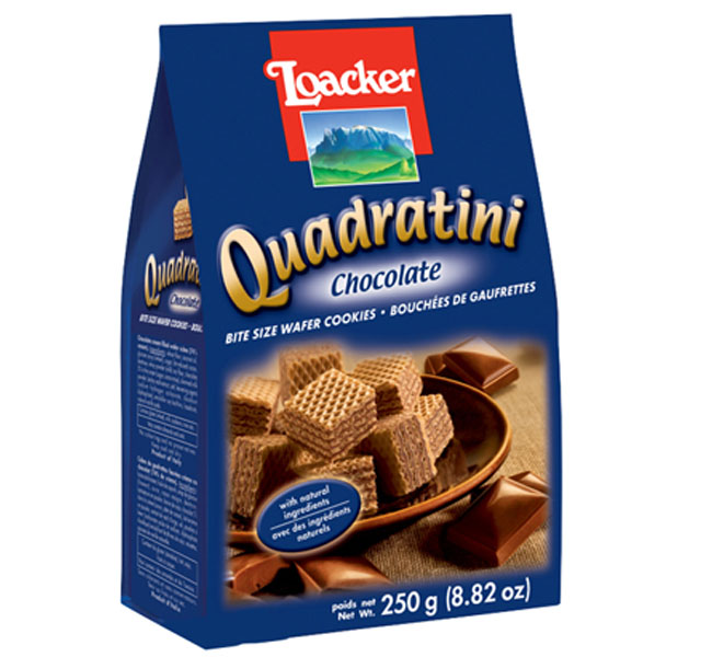 Loacker Quadratini Chocolate Wafer 125g