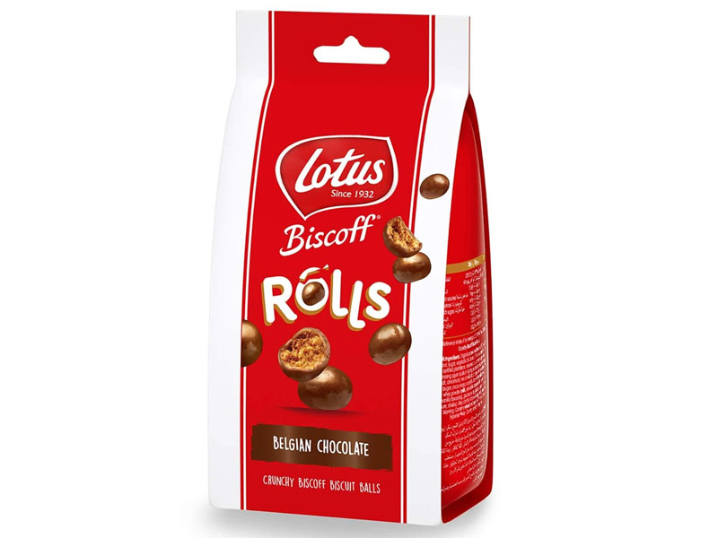 Lotus Biscoff Rolls Belgian Chocolate 150g