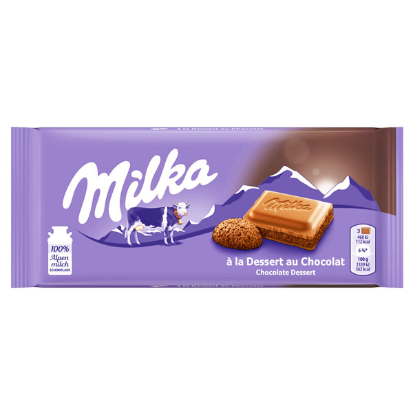 شوكولاته ميلكا التحليه 100ج