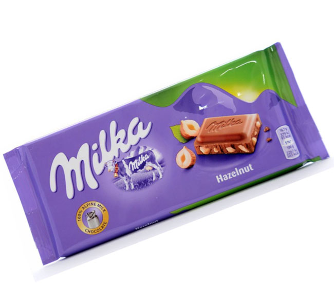 شوكولاته ميلكا بندق 100ج