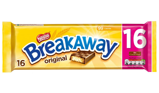 Nestle Chocolate Breakaway 16x19g