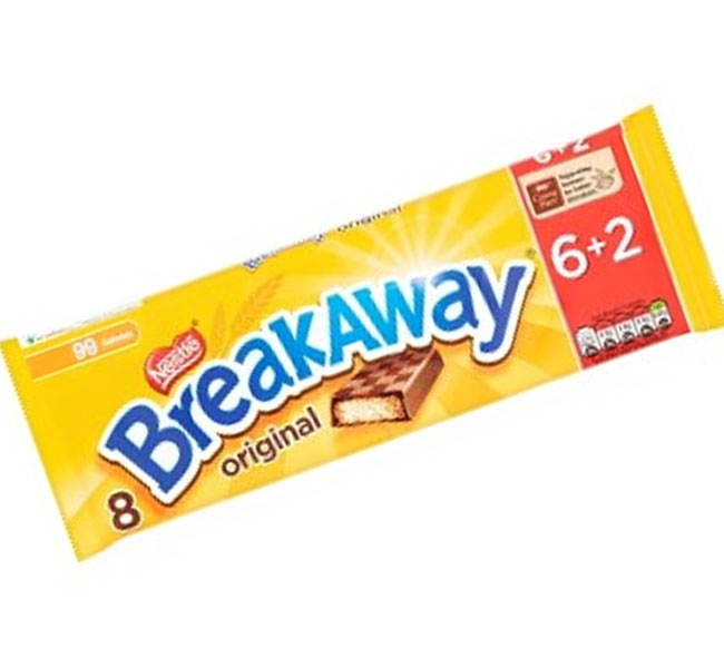 Nestle Chocolate Breakaway 8x19.1g