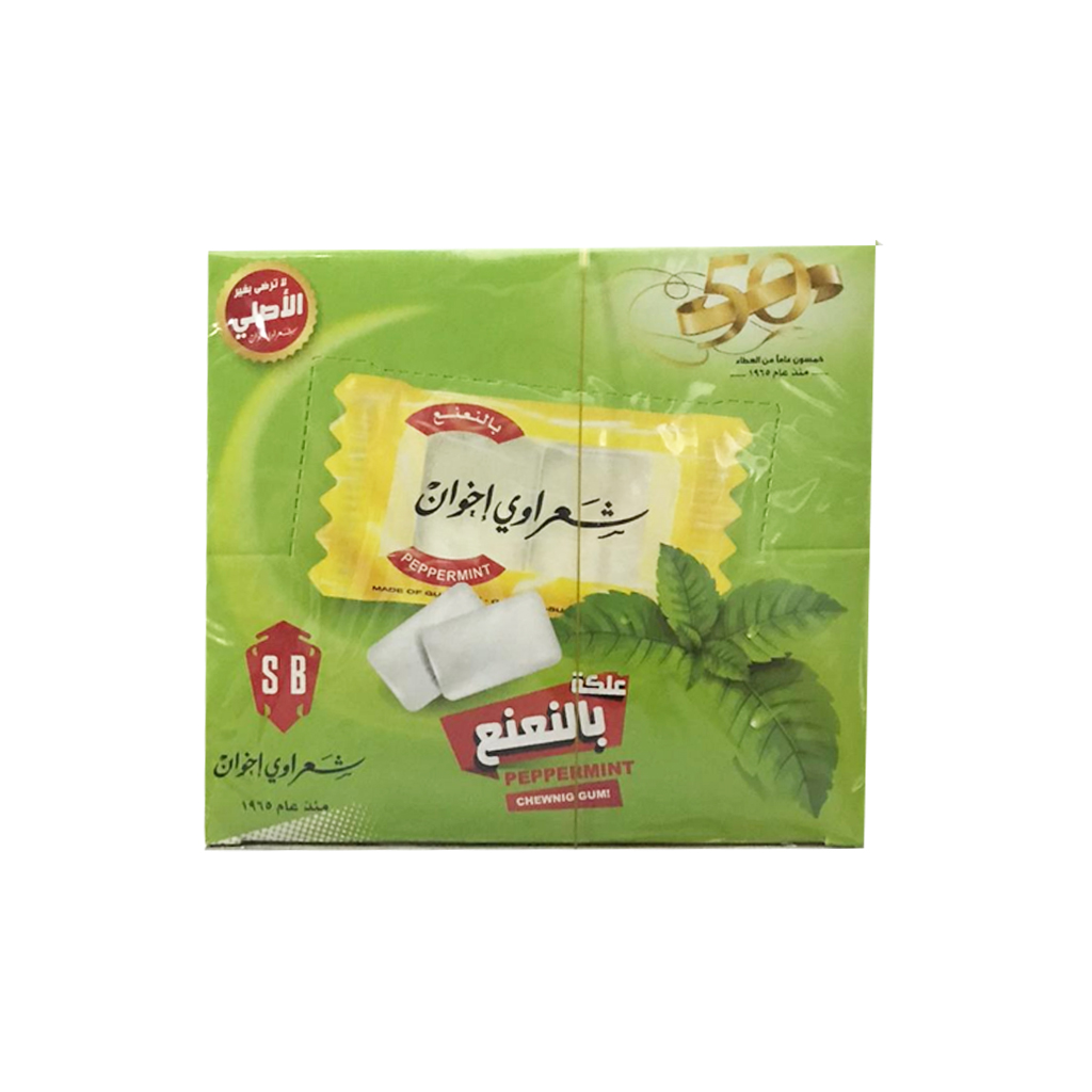 Sharawi Peppermint Gum 100x2.9g