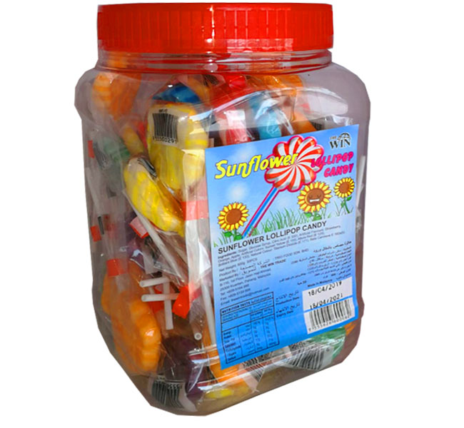 Sunflower Loooipop Candy 600g