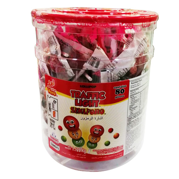 Vero Traffic Light lollipop 80x14g