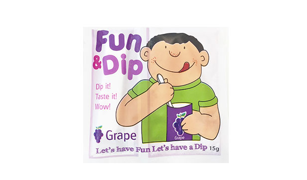 Fun &amp; Dip Grape Candy 15g