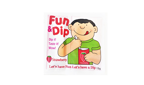 Fun &amp; Dip Strawberry Candy 15g