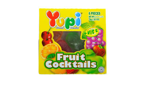 Yupi Fruit Cocktails Jelly 14g