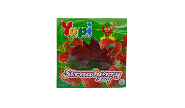 Yupi Strawberry Leaf Jelly 18g