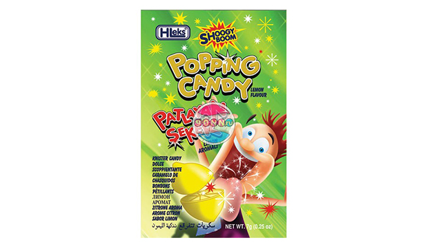 Hleks PopPing Candy Lemon 5g