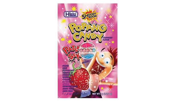 Hleks Popping Candy Strawberry 5g