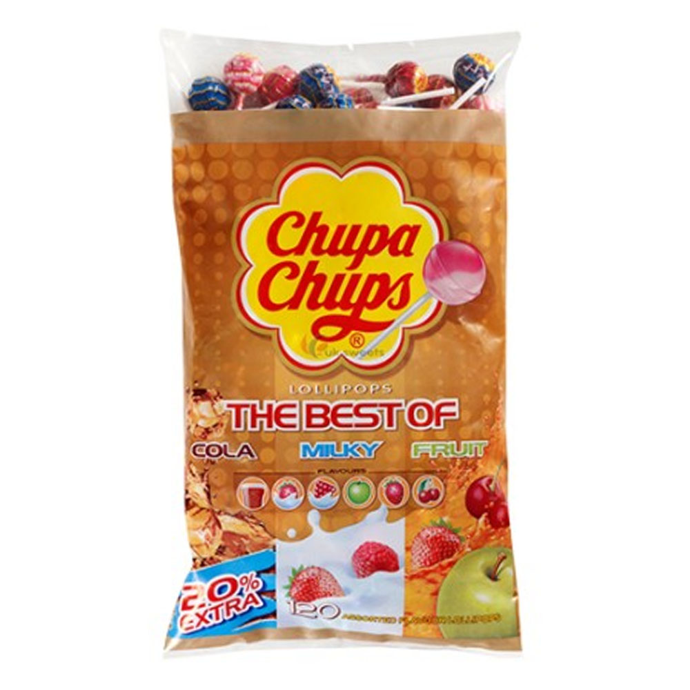 Chupa Chups the Best Of Mix Bag Lollipop 120x