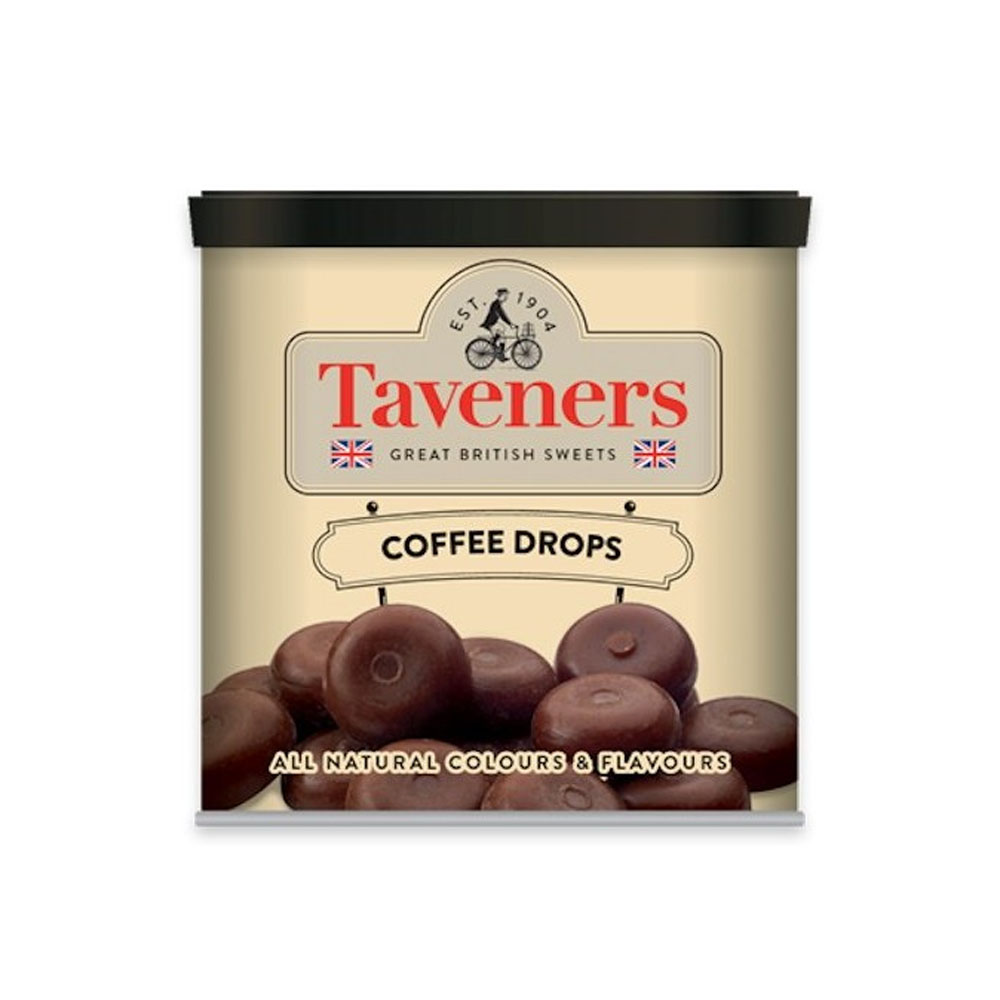 Taveners British Coffe Drops Candy 200g