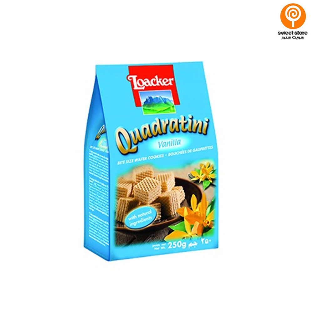 Loacker Quadratini Vanilla Wafer 250g