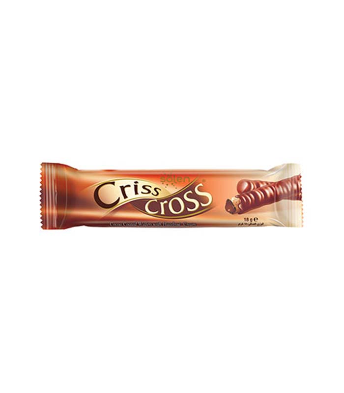 Solen Criss Cross Hazelnut Cream Chocolate Wafer 18g