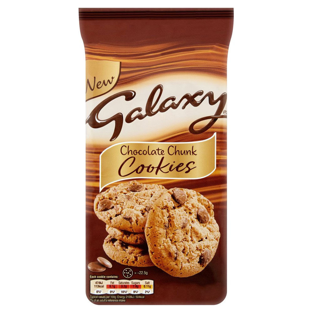 Galaxy Chocolate Chunk Cookies 180g