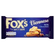 Fox's Viennese Milk chocolate Biscuit 120g