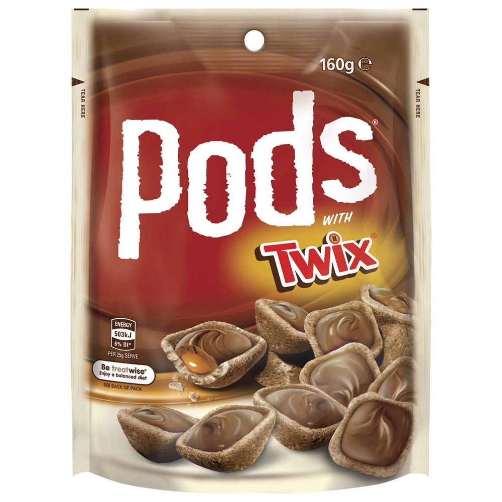 Pods Twix With Chocolate 160g