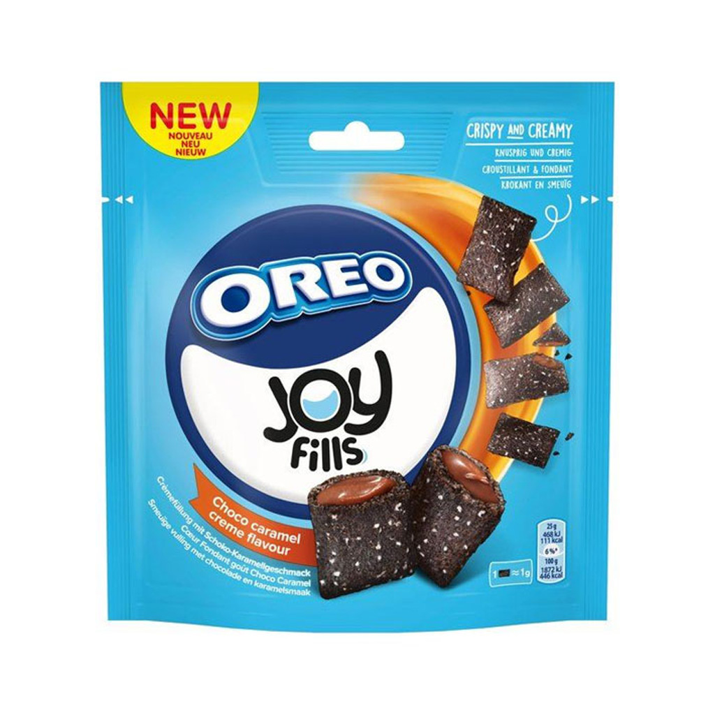 MDE Joy Fills Oreo Biscuits Choco Caramel Soft 90g