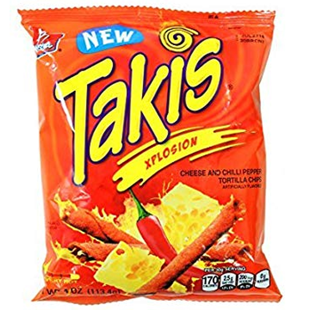 Barcel Takis Cheese Xplosion Chips 113g