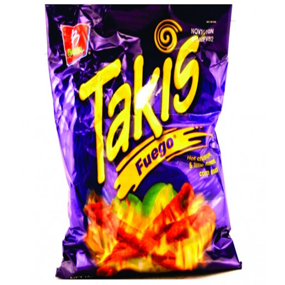Barcel Takis Fuego Chili &amp; limon Chips 56g