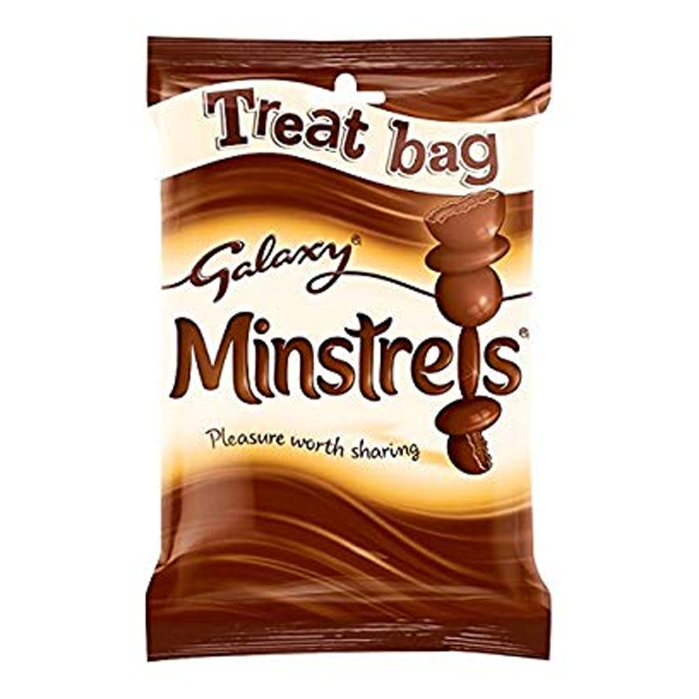 Galaxy Minstrel Treat Bag Chocolate 80g