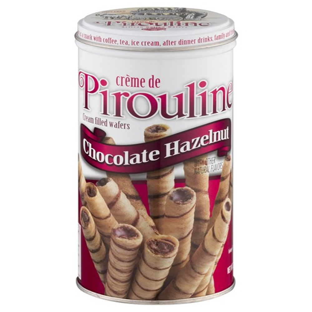 Pirouline Cream Filled Wafers Chocolate Hazelnut Biscuit 400g