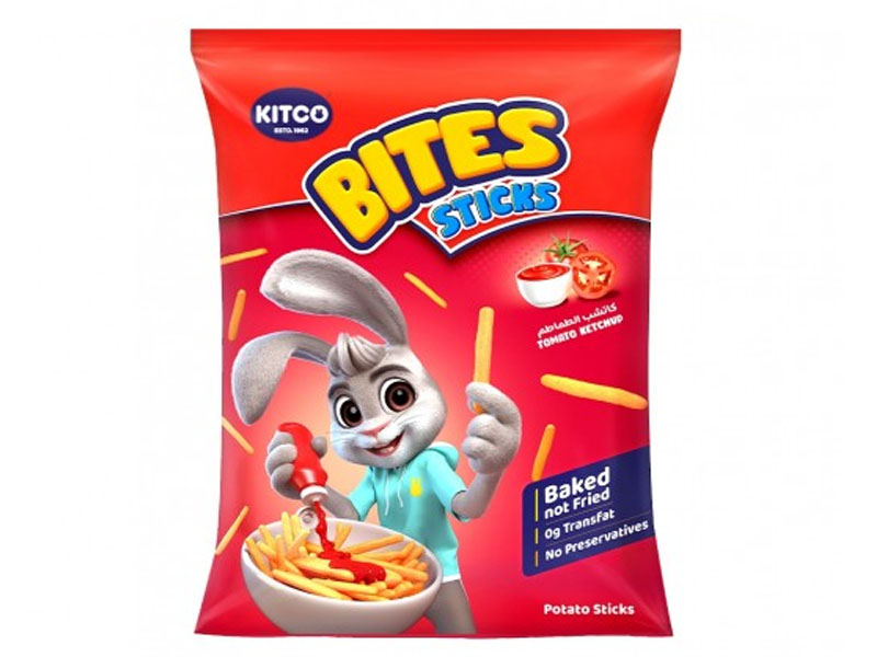 Kitco Bites Tomato Ketchup Potato Stick 15g