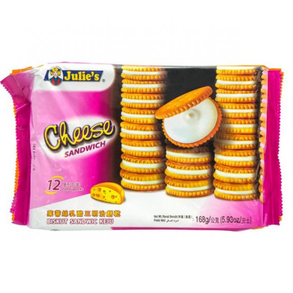 Julie's Cheese Sandwish Biscuit 168g