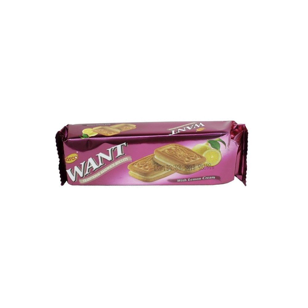 Kitco Want Lemon Biscuit 90g