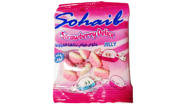 Sohaib Strawberry Jelly 20g