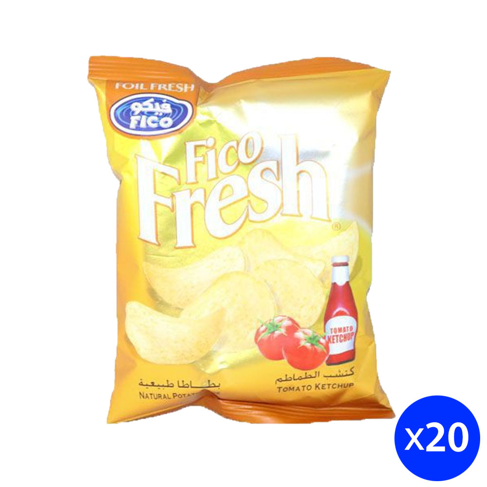 Fico Fresh Tomato Ketchup Potato 20x15g