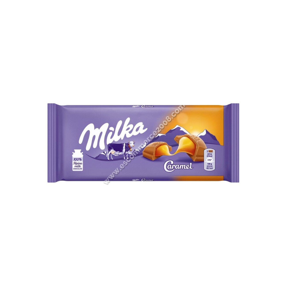 شوكولاته ميلكا كراميل 100ج