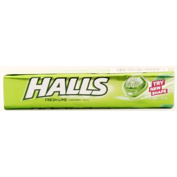 Halls Fresh Lime Candy 25.2g