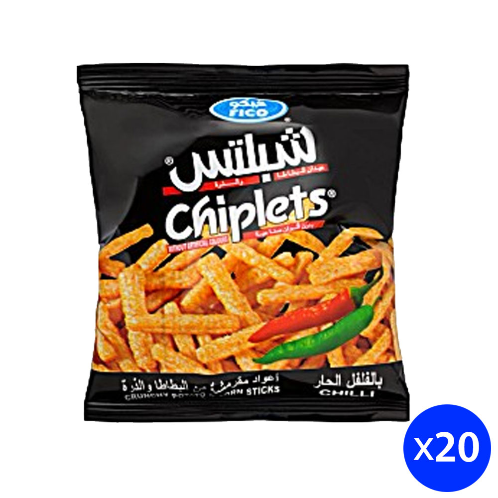 Fico Chiplets Chilli Potato 20x15g