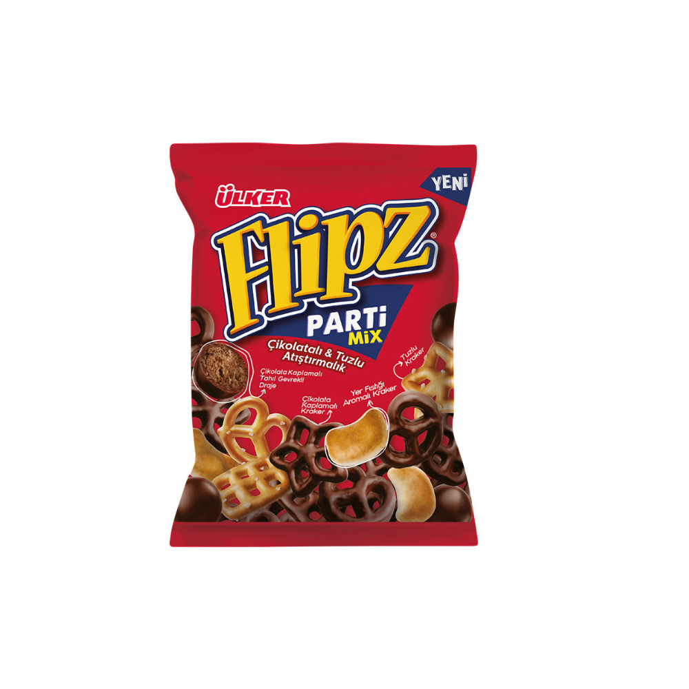 Ulker Flipz Parti Mix Pufak 120g