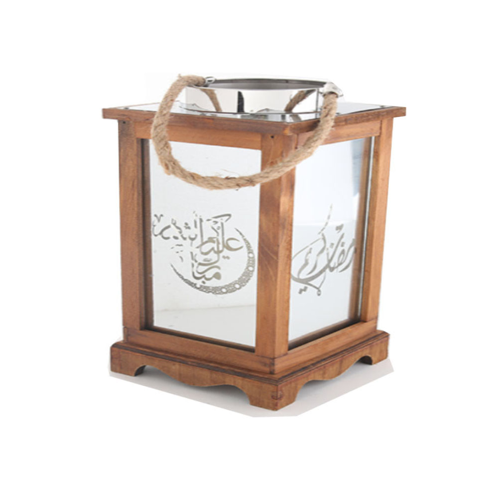 wooden candle lanterns Large