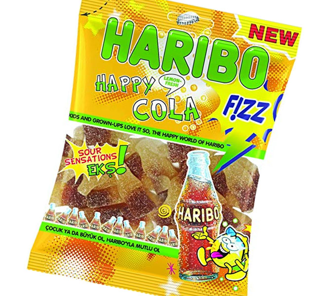 Haribo Happy Cola Fizz Jelly 160g
