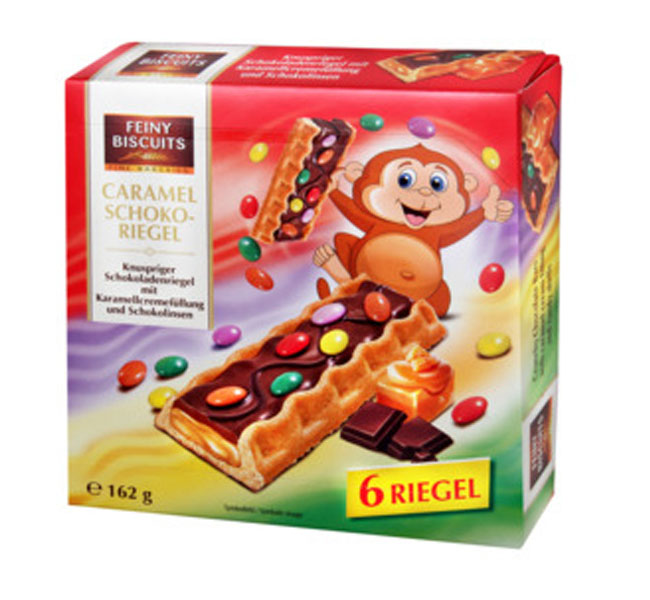 Feiny Biscuit Caramel Schoko Snack 162g