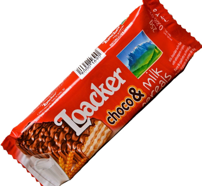 Loacker Choco &amp; Milk Wafer 25g