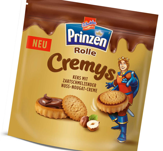 De Beukelaer Prinzen Rolle Creamys Biscuit 172g